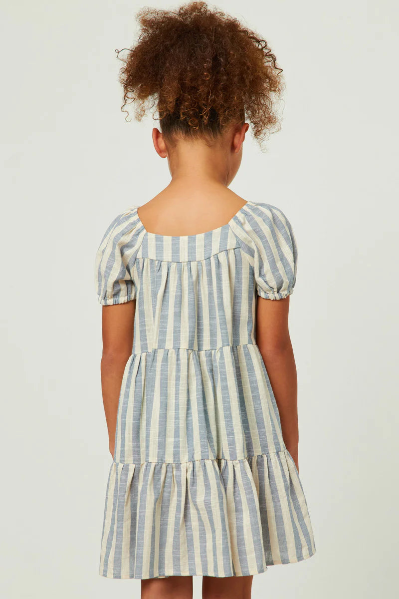 Stripe Square Neck Dress