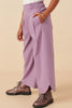 Violet Pleated Wide Leg Pants