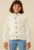 Cream Lace Frilled Cardigan