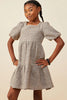 Mocha Square Neck Knit Dress