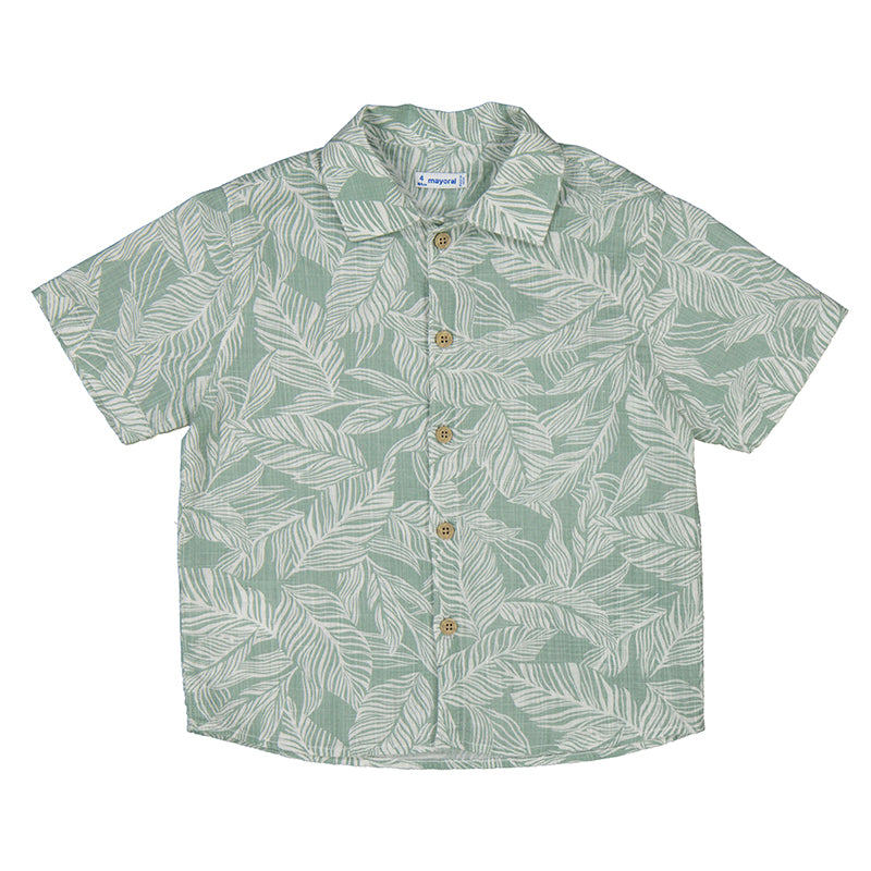 Green Palm Leaves Shirt