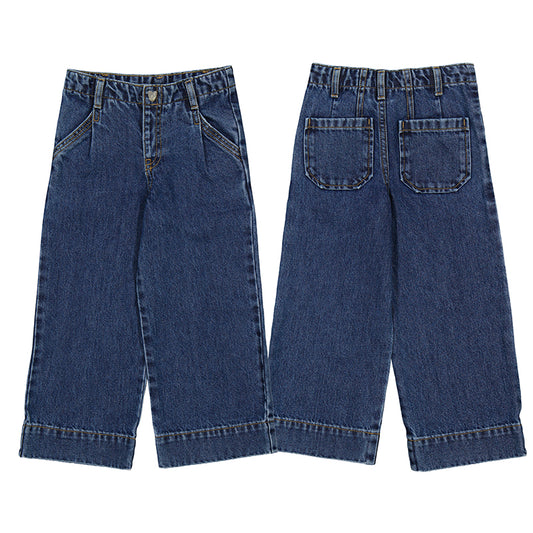 Wide Leg Denim Jeans