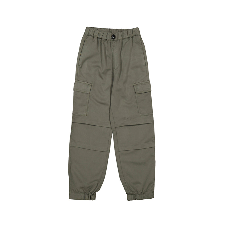 Olive Green Parachute Pants