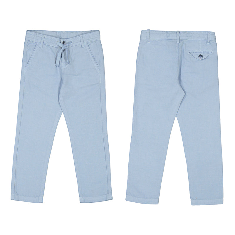 Cloud Blue Linen Pants