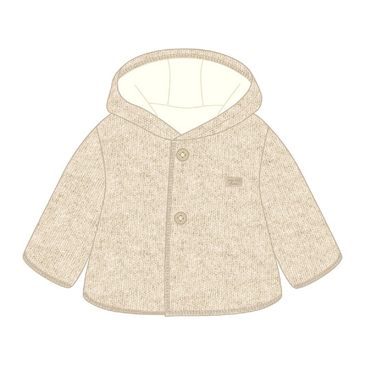 Oat Hooded Knit Jacket