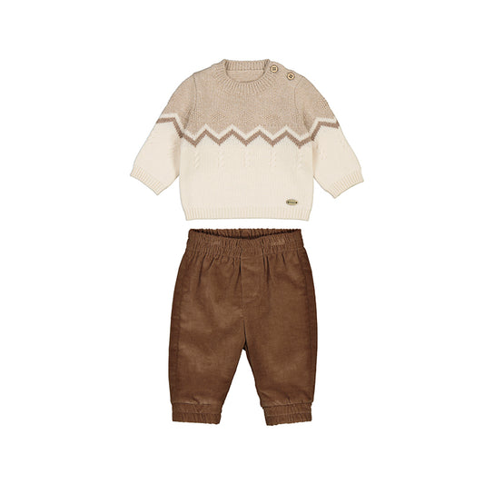Taupe Sweater Set