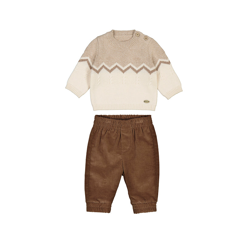 Taupe Sweater Set