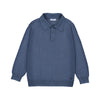 Heathered Steel Polo Sweater