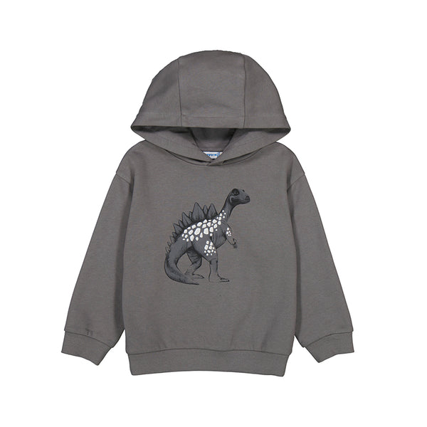 Gray 3D Dino Hoodie – Pitter Patter