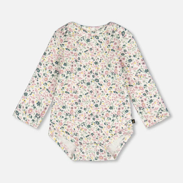 Lavender Flowers Bodysuit