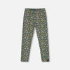 Floral-patterned leggings on a white background
