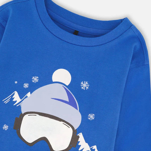 Ski Goggles & Hat Blue Top