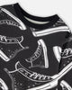 Black High Top Sneaker Top