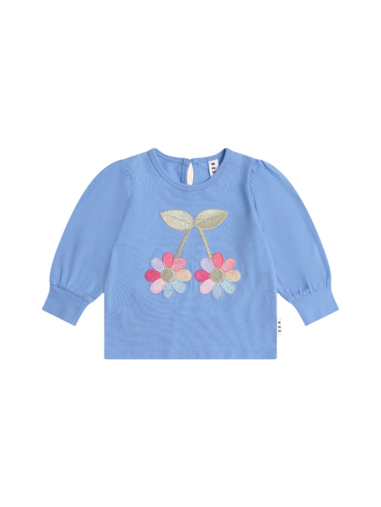 Flower Power Puff Sleeve Top