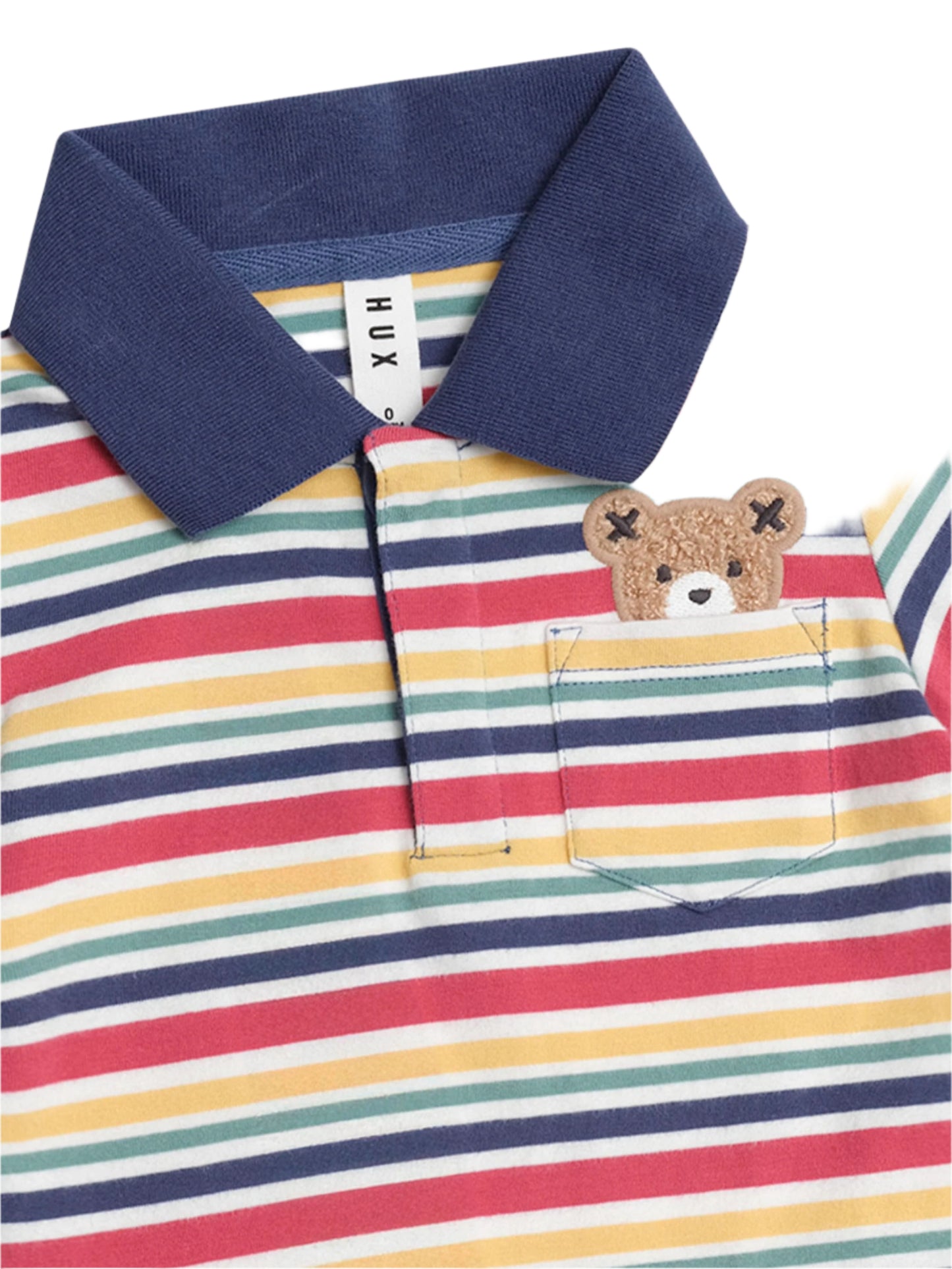 Vintage Stripe Bear Polo