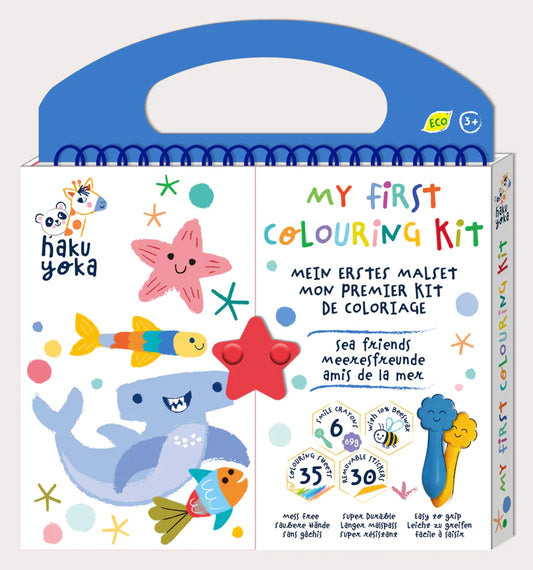 My First Coloring Kit Sea Friends