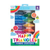 Jumbo triangular crayons for little artists