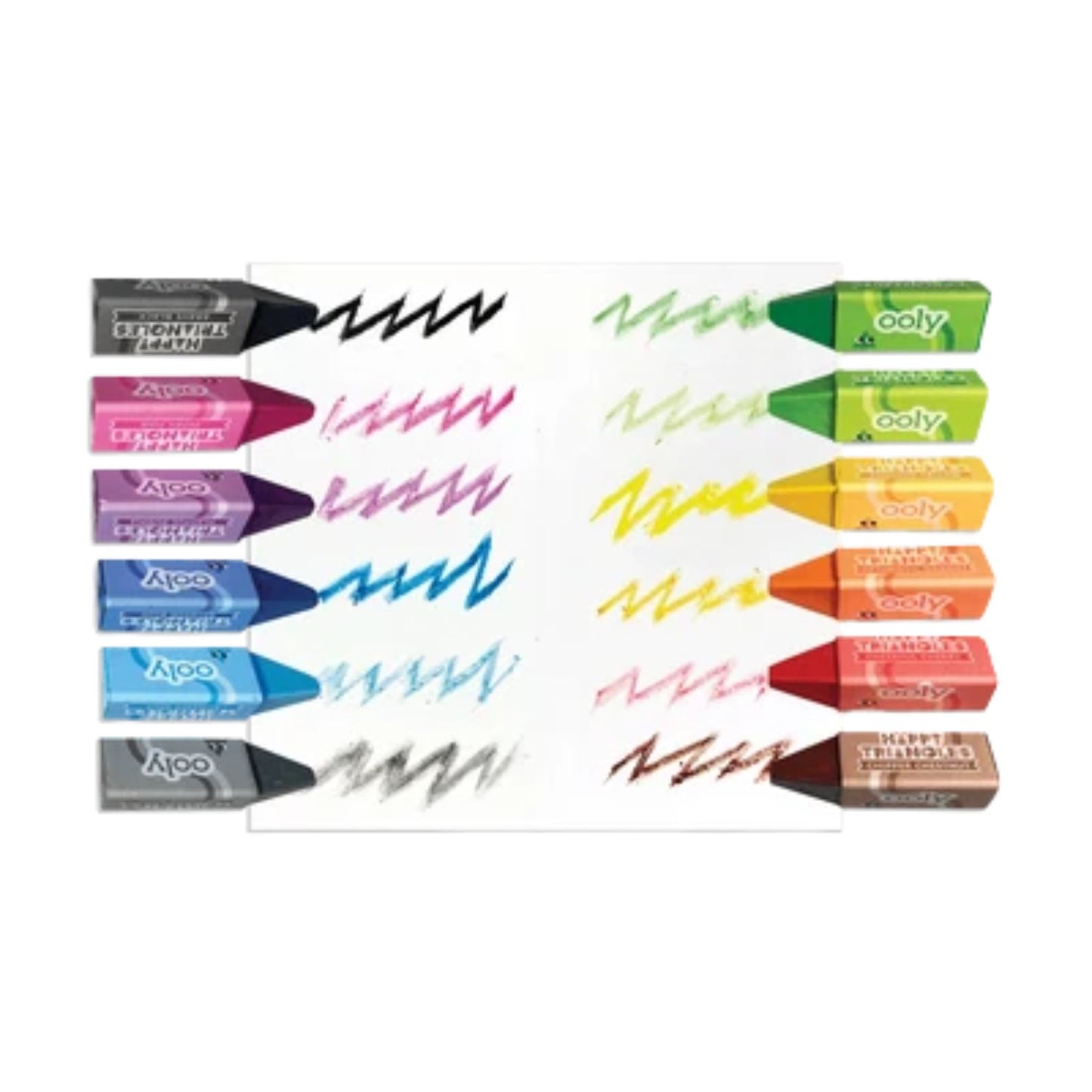 Jumbo triangular crayons for little artists