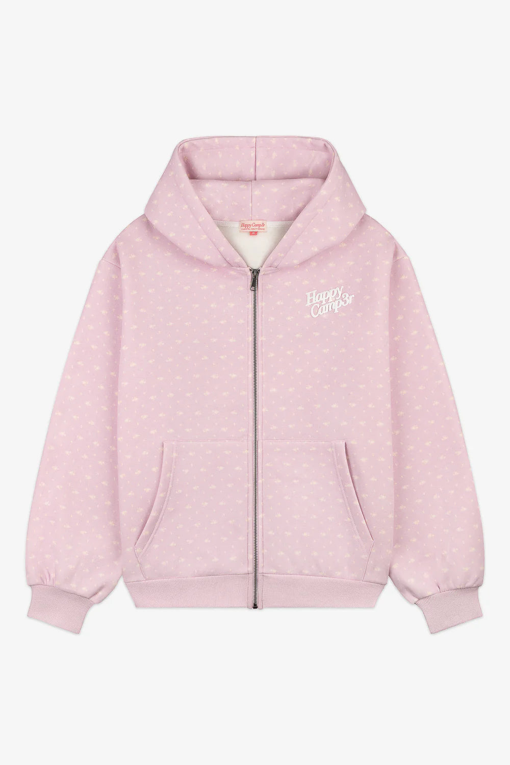 Lavender Bloom Zip Hoodie