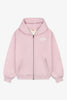 Lavender Bloom Zip Hoodie