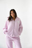 Lavender Bloom Zip Hoodie