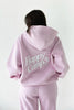 Lavender Bloom Zip Hoodie