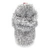 Zutano Heather Gray Furry Gripper Baby Booties