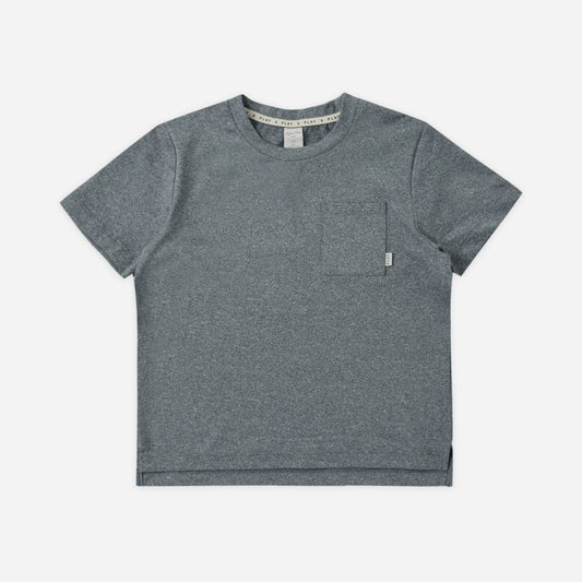 Cove Essential Pocket Tee Heathered Midnight