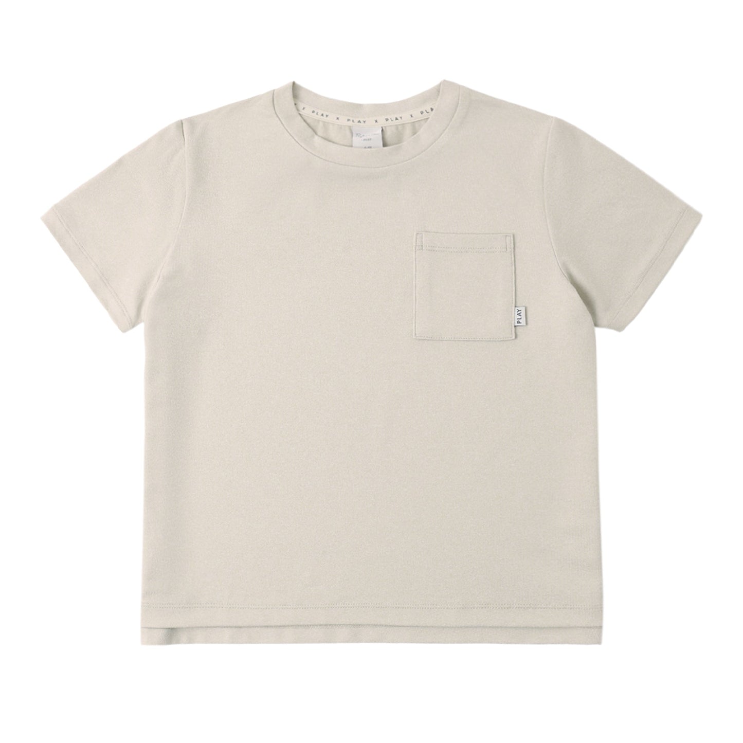Heathered Pebble t-shirt with a pocket