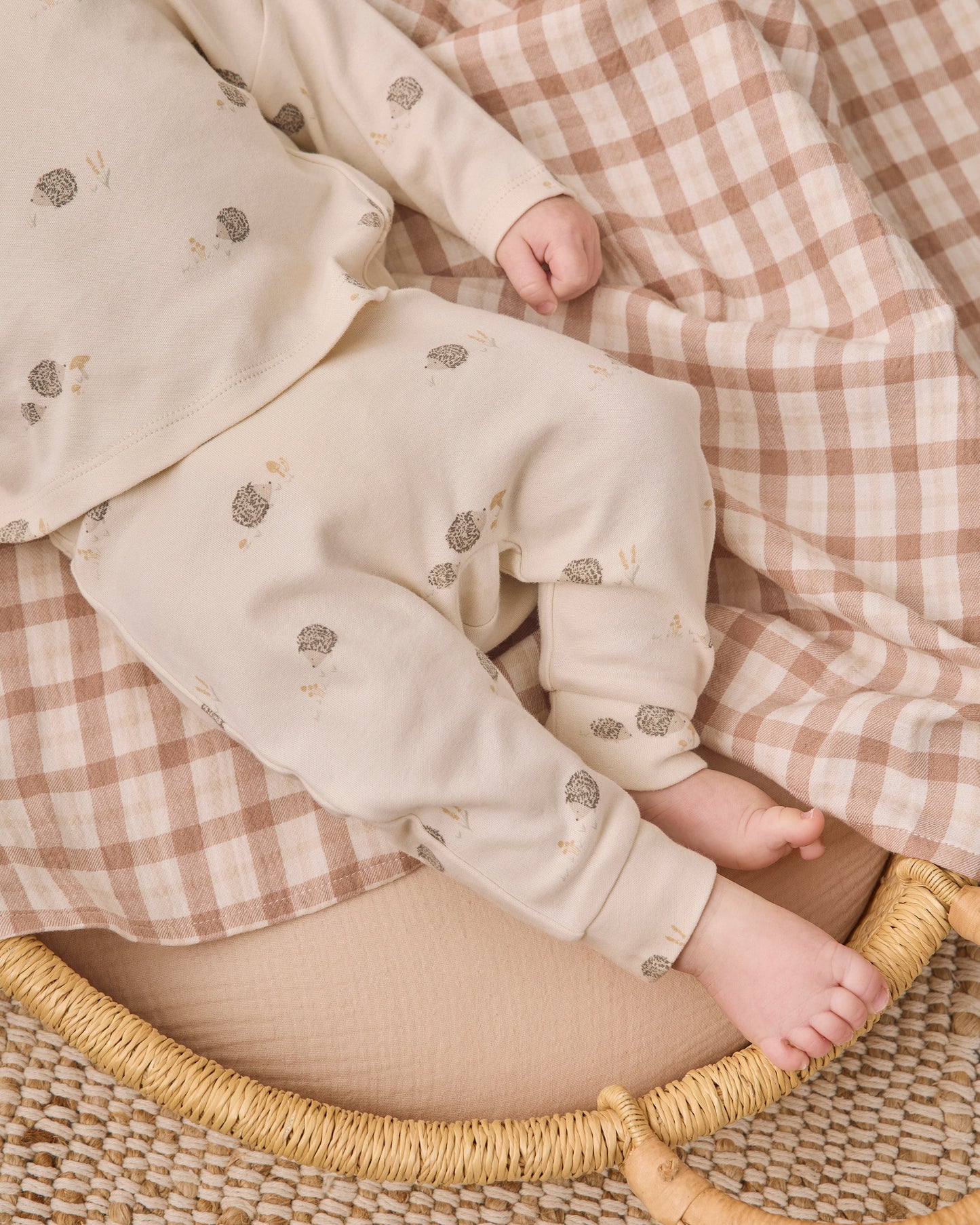 Hedgehog Tee styled on baby with coordinating pants