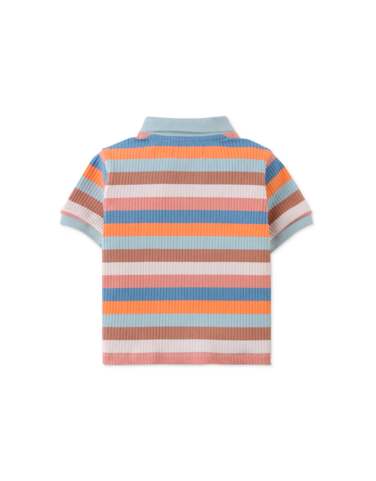 Multi Stripe Rib Polo