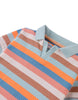 Multi Stripe Rib Polo