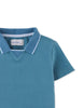 Teal Pique Polo Shirt