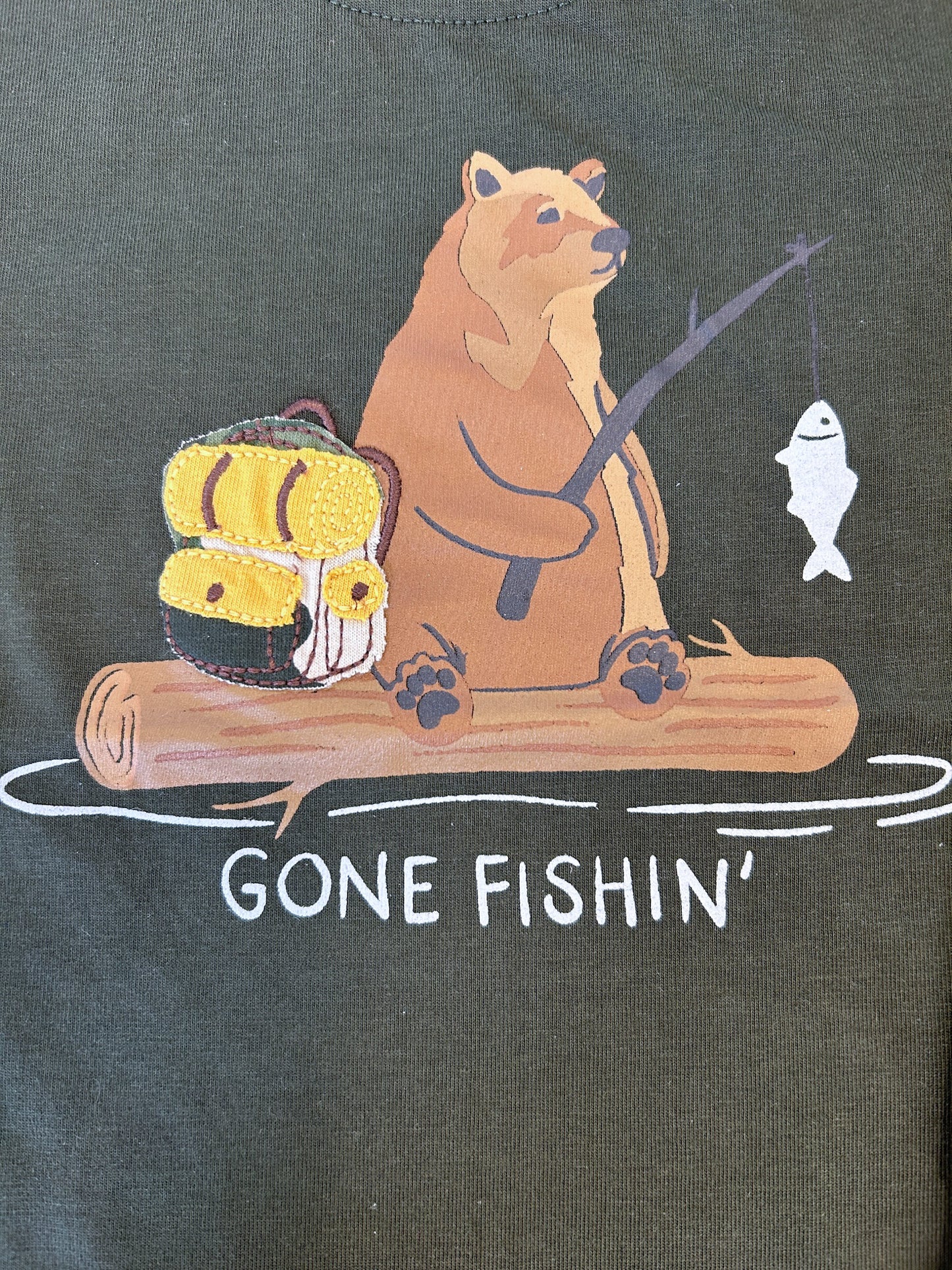 Gone Fishing Long Sleeve Top