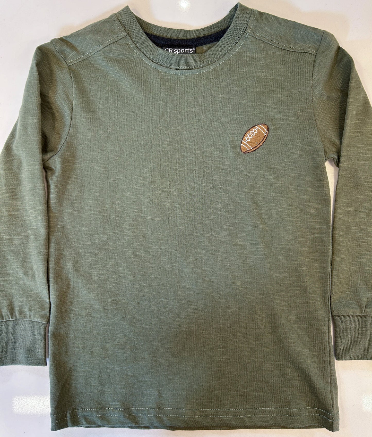 Olive Football Top