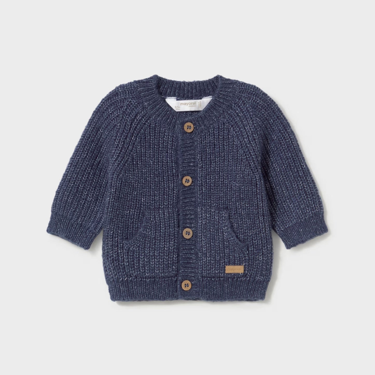 Indigo Soft Marled Cardigan