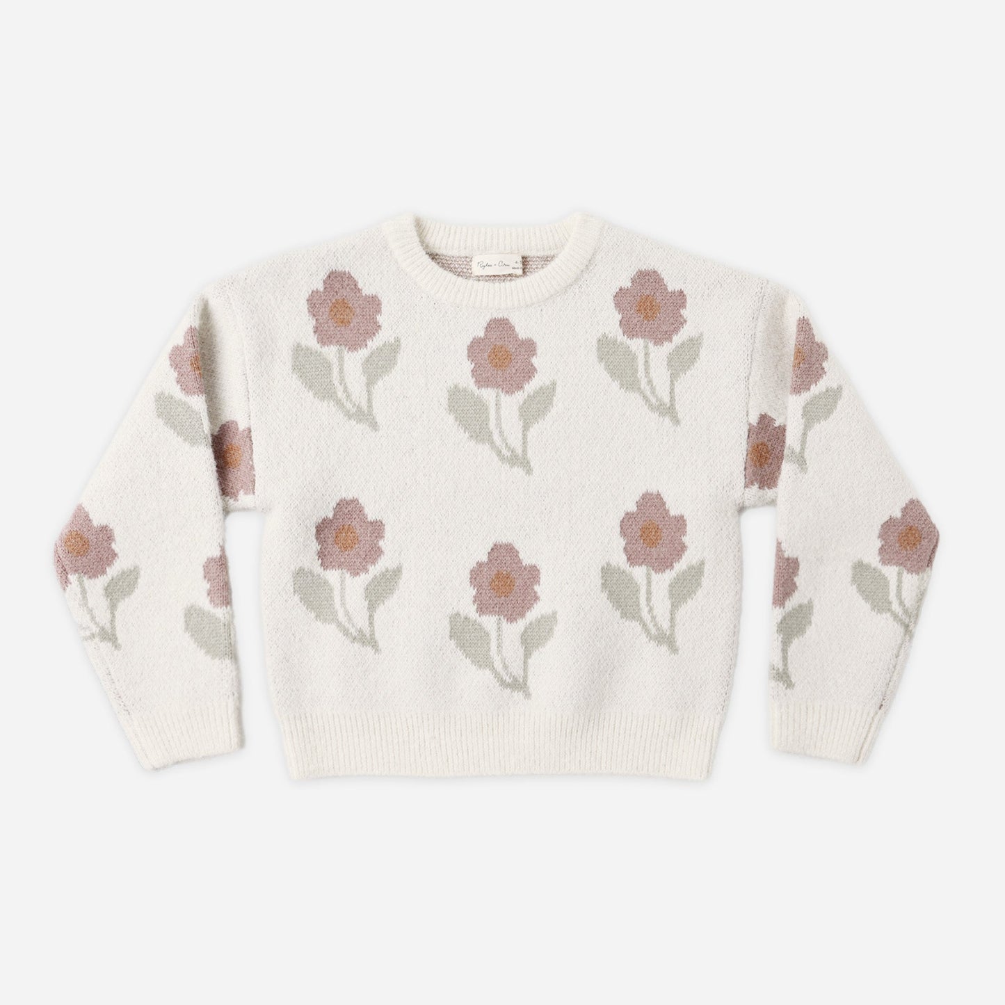 Ivory Flower Aspen Sweater
