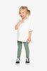 Bronze Green Rib Leggings