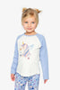 Purple Unicorn Raglan Tee