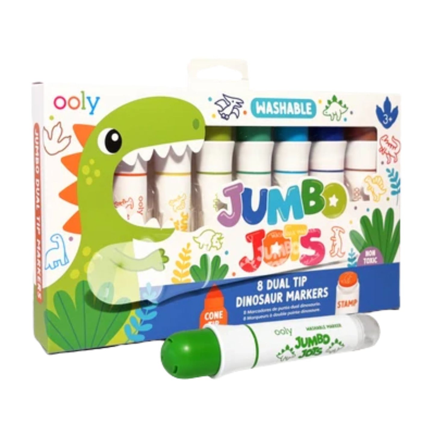 Dinosaur stamp markers for creative adventures
