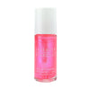 Iridescent pink roll-on shimmer for face and body