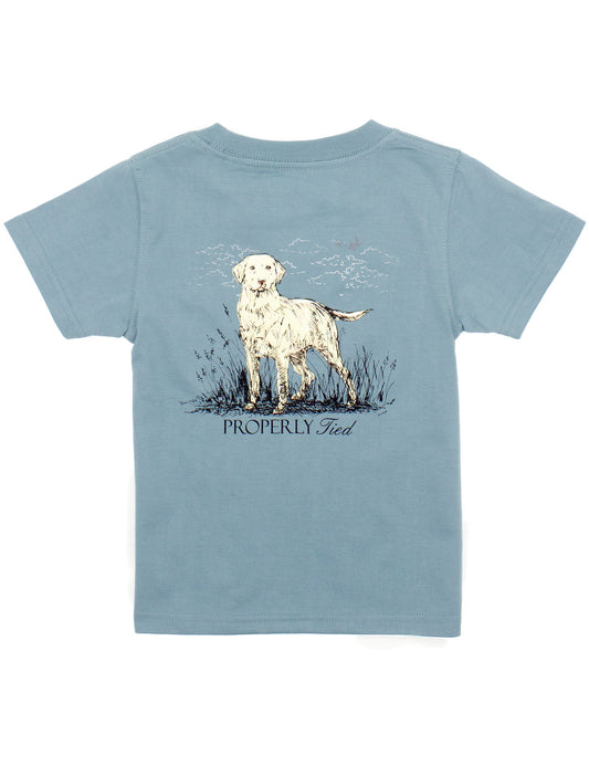 Labrador Steel Blue Tee