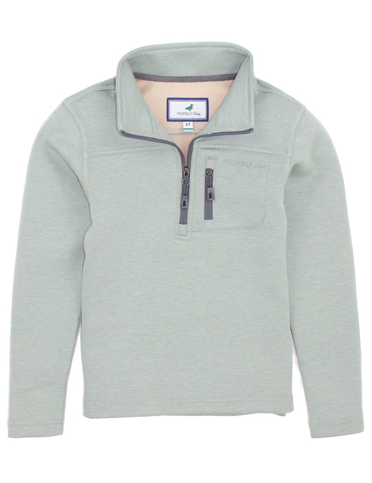 Sage Green Quarter Zip Pullover