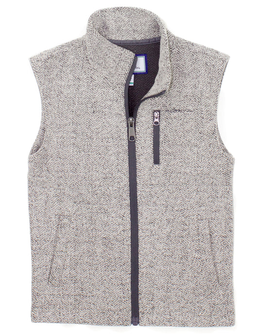 Bark Herringbone Vest