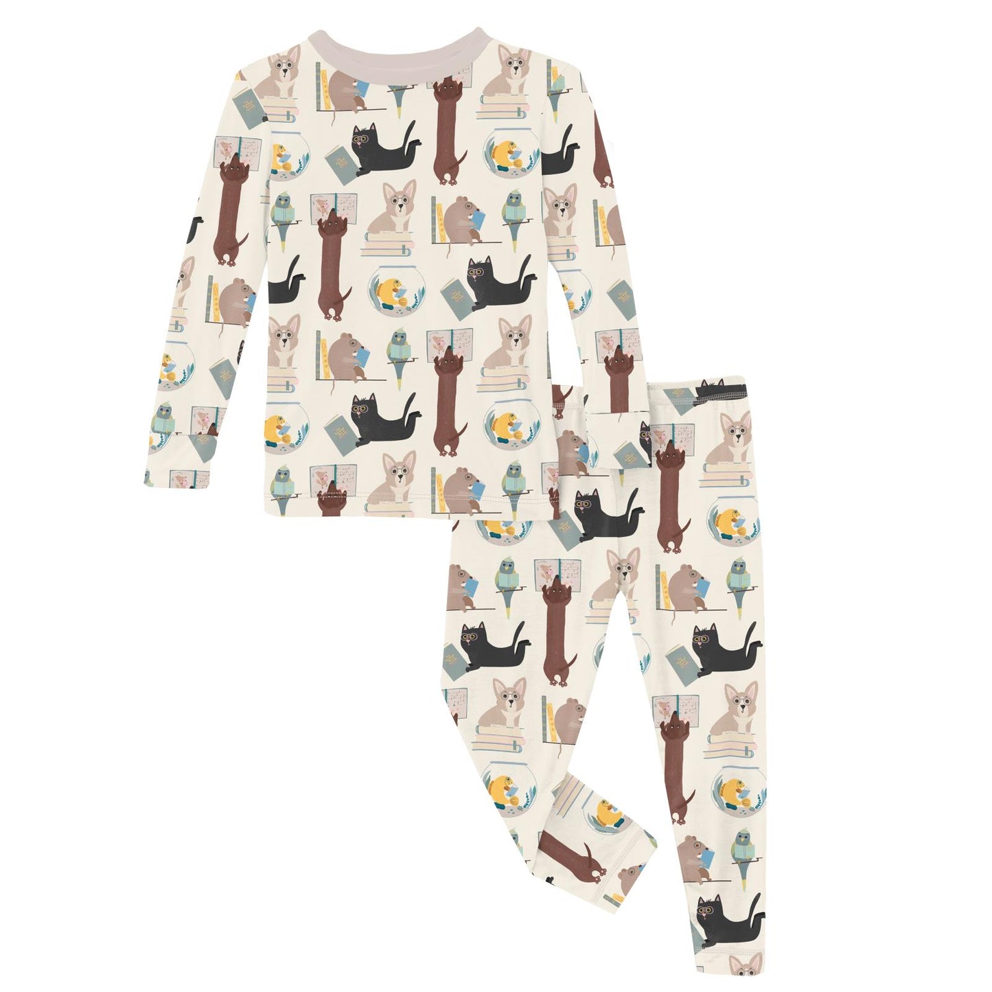 Books and Pets Pajama Set