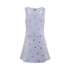 Lavender dress with purple heat crystals