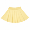 Yellow skirt on a white background