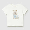 Light Blue Pup Tee