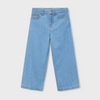 Light blue jeans with wide leg