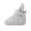 Zutano Light Grey Fleece Baby Booties with Snaps